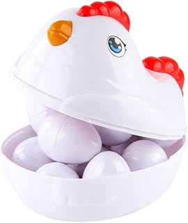 TOYANDONA 1 Conjunto Pintinho Quebra-Cabeça Número Brinquedos De Aprendizagem Brinquedos Educativos Número Correspondência Brinquedos Ovos Educativos Brinquedos Crianças Brinquedos De