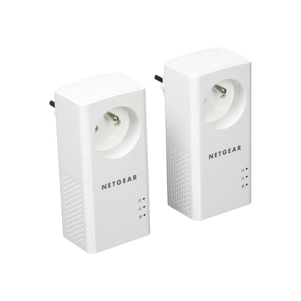 Netgear, adattatore PLP1000 100FRS, bianco bianco CPL 1000 Mbps