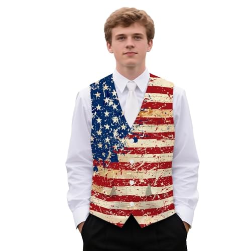 Lightweight Suit Vest for Men Slim-Fit Mens Suit Jackets for Party Banquet V-Neck Men's Waistcoat with Pockets2