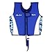 OldPAPA Giubbotto da Nuoto per Bambini, Gilet da Nuoto Bimbo con Cinturino sul Cavallo Neoprene per Ragazze Ragazzi(Blu Bianco M)