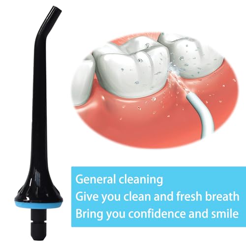 Ersatzspitzen für COSLUS, Hangsun, Nicwell Wasserflosser, Munddusche aufsätze Jet Tip Düse, Schwarz, 3 Stück – Bild 7