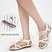 Alicegana Womens Sandals Summer Dressy Gladiator Flat Comfortable Walking Shoes Non Slip Casual Beach Ladies Sandal