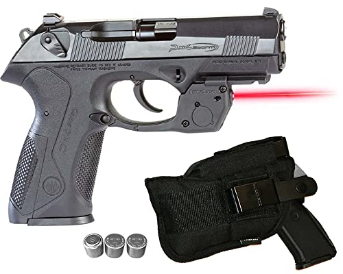 Laser Kit for Beretta Px4 Storm (Full Size Versions) w/LASERPRO Tactical Holster, Touch-Activated ArmaLaser TR34 / TR34s Red Laser & 2 Extra Batteries
