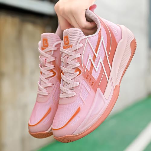Image of Women Basketball Shoes Fashion Sneakers Comfortable Unisex Athletic Lightweight Non Slip Outdoor Sport Volleyball Shoes