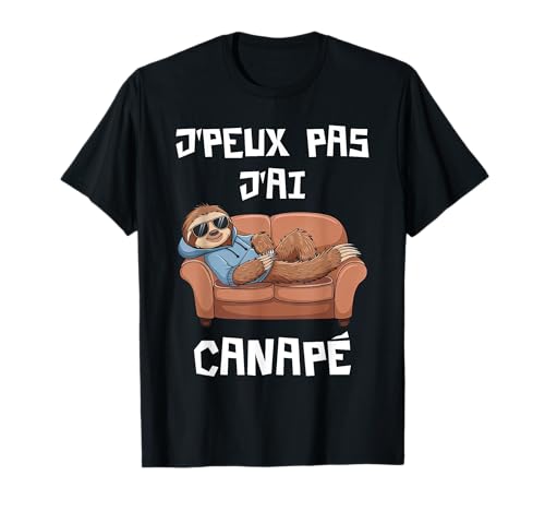 I peux pas I ai sofa | Humor Faultier Sofa T-Shirt