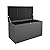 Cosco Outdoor Patio Deck Storage Box, Extra Large, 180 Gallons, Black and Charcoal