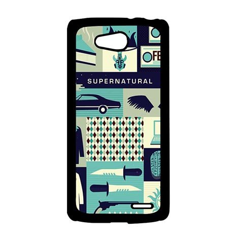 Girly Designer Supernatural Characters LG Optimus L90 Smooth Cover Cases