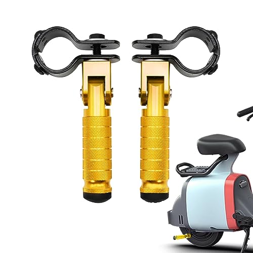Descanso para os pés da motocicleta - pé motocicleta metal universal 1 par | Pedais dobráveis para m