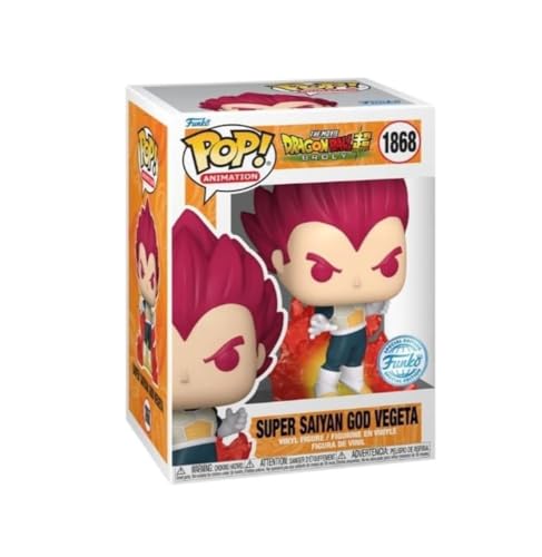 Funko Pop Super Saiyan God Vegeta Special Edition 1868 1 in 6 Chance of Receiving Rare Chase Variant