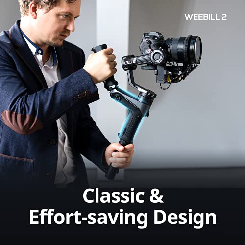Image of ZHIYUN Weebill 2 SE, 3-Axis Handheld Gimbal Stabilizer for DSLR Mirrorless Cameras for Sony Nikon Canon Panasonic Lumix BMPPC 6K, Double Tripod, Foldable Full-Color Touchscreen