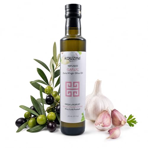 Aceite de oliva extra virgen infusionado con ajo