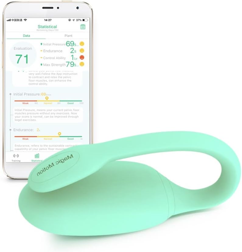 Pelvic Floor Strengthening Devices with APP, Remote Control, Pelvic Floor Tightening and Strengthen Bladder Control, Bluetooth Pelvic Floor Exerciser for Beginners to Advanced