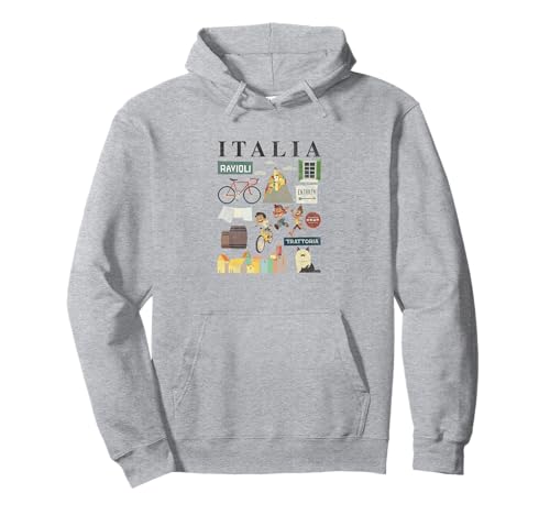 Sweat Luca Disney Pixar Icons Italia contre le froid, pull doux à capuche confortable
