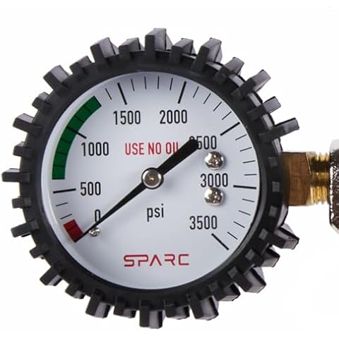 SPARC Spare CO2 Reg PARTS (Replacement High Pressure Gauge 0-3500 PSI) Cover