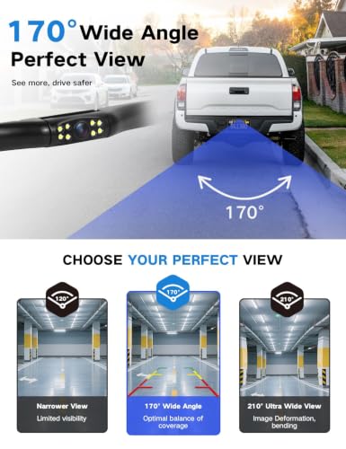 Image of License Plate Backup Camera, AHD 1080P & CVBS Switchable