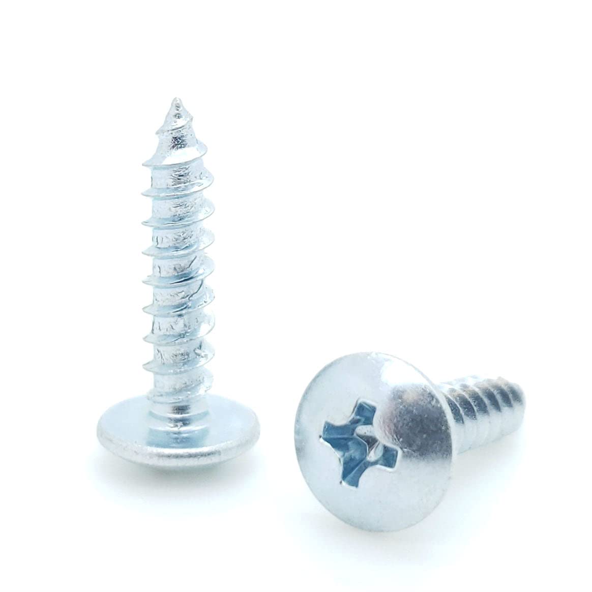 100 Qty #6 x 5/8" Zinc Plated Phillips Truss Head Wood Screws (BCP537)