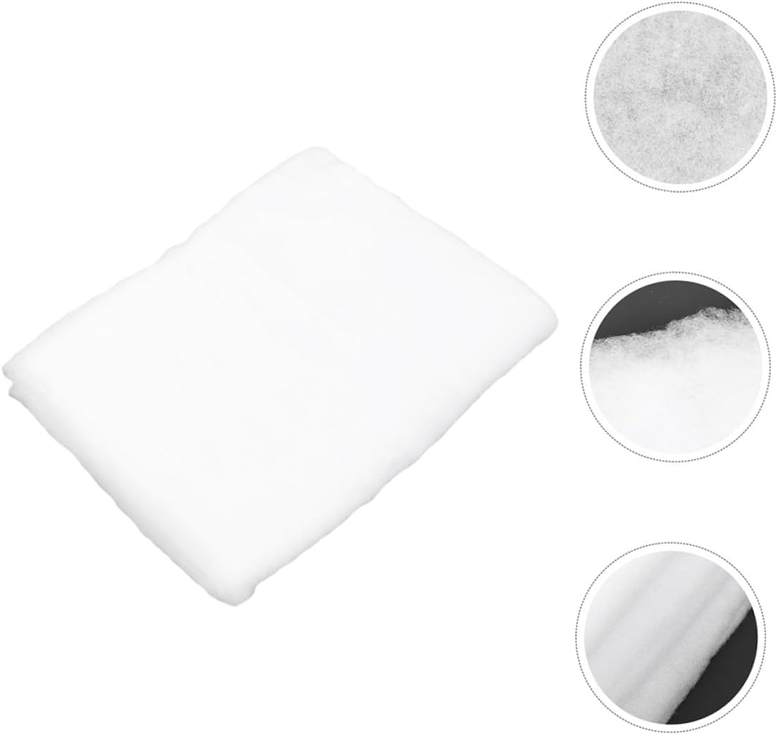 SAFIGLE 2pcs Christmas Artificial Snow Blanket 1.5x1m White Faux Snow Sheet for Village Scene Winter Decor Indoor Holiday Party Decoration