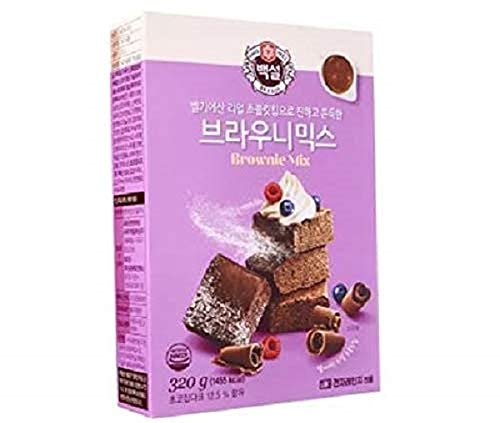 Mélange de brownie CJ Beksul de 320 g - Faites et profitez de brownie facilement et facilement à la maison avec le mélange de Brownie CJ Beksul Cover