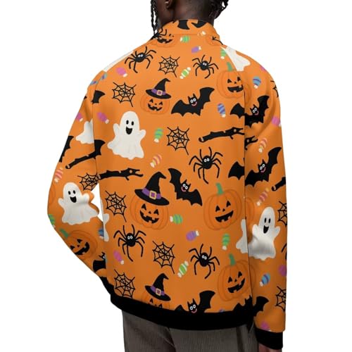 Image of Men's Lightweight Jackets Casual Full Zip Fleece Jacket Men Coats Fashion Long Sleeve Sweatshirt