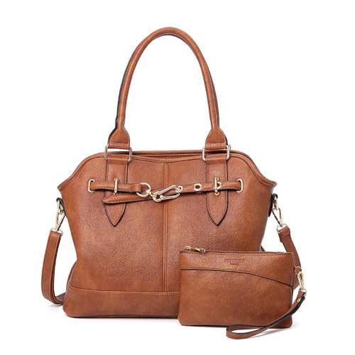 Image of Women Tote Bag Handbags PU Leather Fashion Hobo Shoulder Bags with Adjustable Shoulder Strap