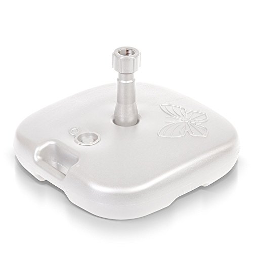 Preisvergleich Produktbild Kunststoff Sonnenschirmständer - Weiß 16 / 26kg