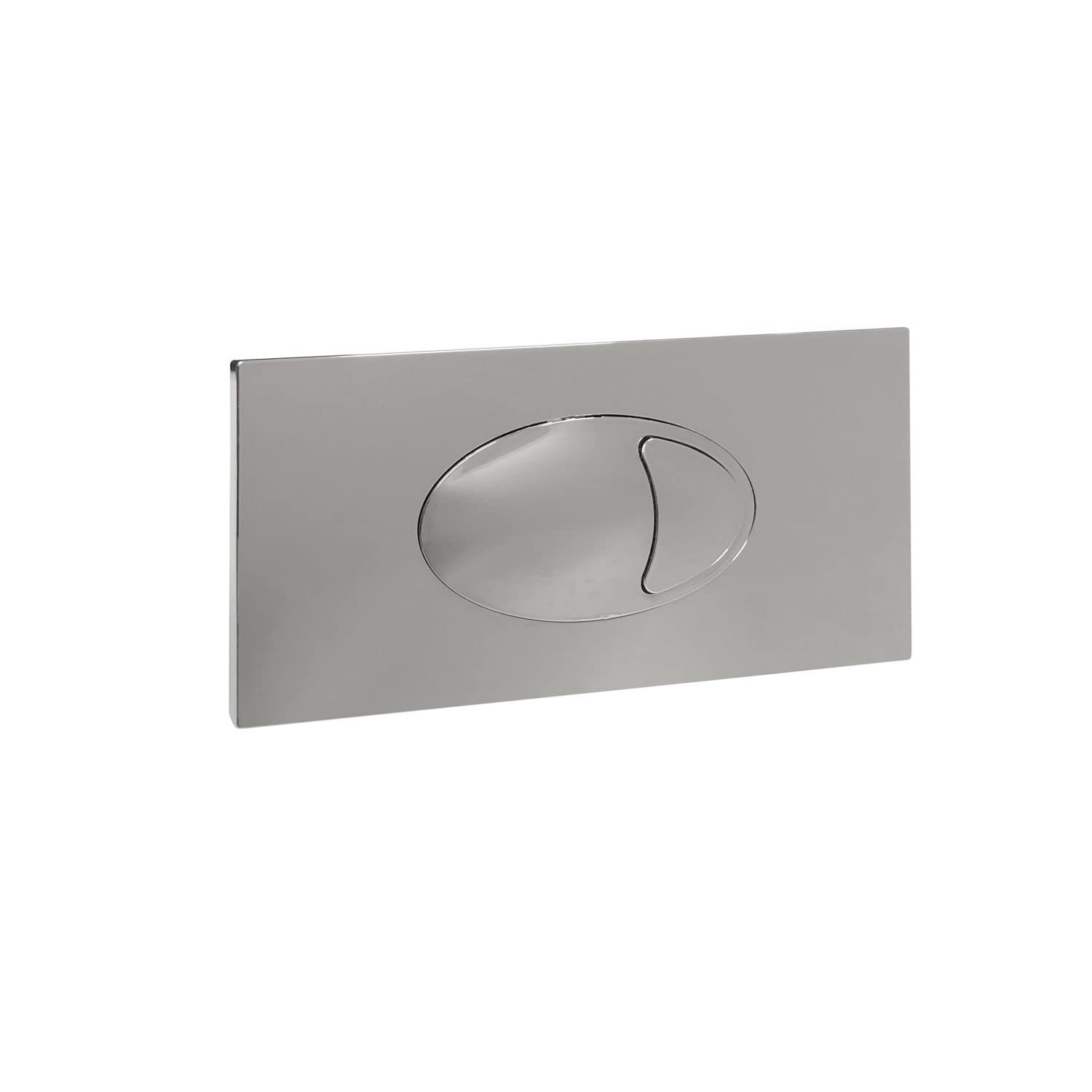Home Store Concealed Rectangular Cistern Large Dual Flush Button Chrome