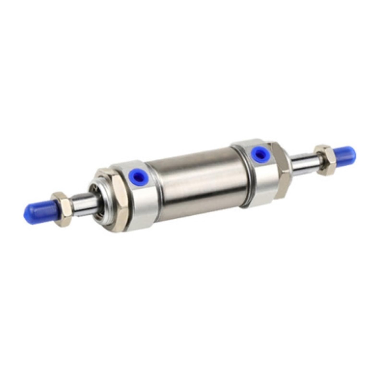 Cylindre pneumatique MAD16X75 vérin double tige inox 16mm course 75mm