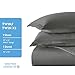 Linen Market and Ultra Soft Set, Duvet Cover, Gray, Twin