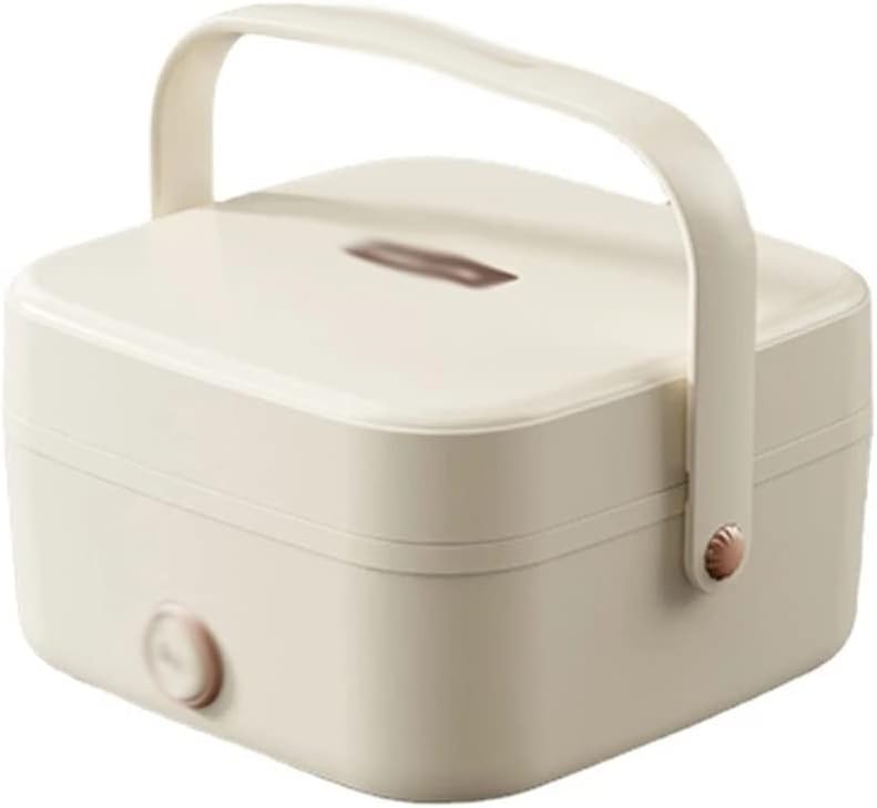 1L Electric Lunch Box Portable Rice Cooker Steamer Cooking Container Food Heater