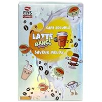 Latte Bang – Instant-Fruchtlatte-Pulver mit Melonengeschmack, 10 Beutel à 17 g, leichtes Heißgetränk mit erfrischendem Melonengeschmack, angenehm und bequem zuzubereiten (170 g)