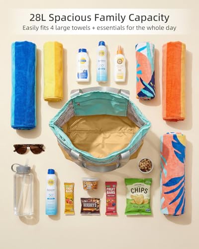 BOXNIEN Mesh Beach Bag