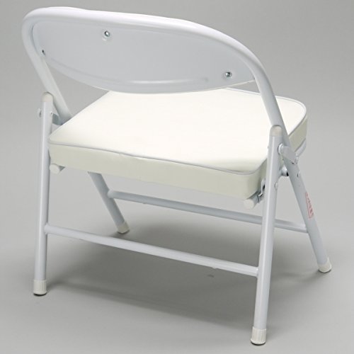 折りたたみ式ホワイトチェア Amazon｜折り畳みイス6脚セット（座面広め・ホワイト色） (参考