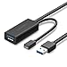 Price comparison product image UGREEN USB Extension Cable, USB 3.0 Male to Female Active Repeater Cable with Signal Amplifier Repeater for Printers, Wifi Antenna, PS4, PS3, HTC VIVE, Keyboard, Game Console (10M)
