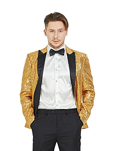 MAGE MALE Mens Tails Slim Fit Tailcoat Sequin Dress Coat Swallowtail Dinner Party Wedding Blazer Suit Jacket3