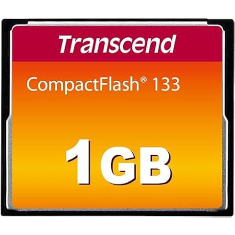 Transcend 1GB CompactFlash 133 Memory Card Up to 30MB/s Cover