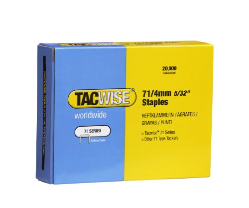 Preisvergleich Produktbild Tacwise 0365 Heftklammern Verzinkt 71 / 4mm (20.000 Stück)