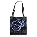 P Blue Flower Garden Leaf Plant Bloom Initial Letter Name Tote Bag