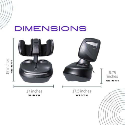 Masajeador de pies multifuncional iLiving ILG-928 con calor, shiatsu y compresión de aire – Amasado profundo y ajuste personalizado para alivio del dolor y relajación miniatura 5