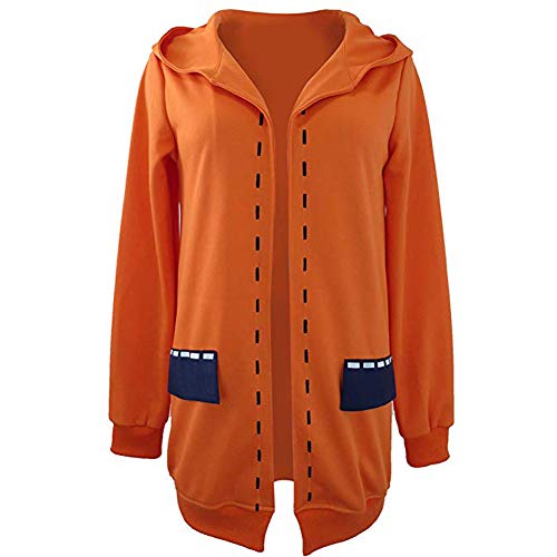 Anime Girl With Orange Hoodie Anime Wallpaper HD