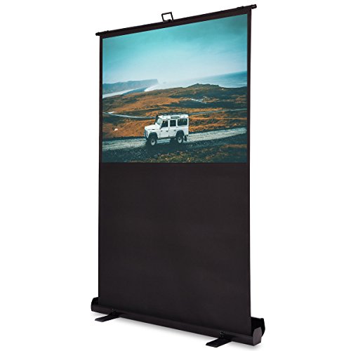 Safstar Portable Tripod Floor Stand Manual Pull up Home Theater Office Presentation Projection
