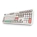 Produktbild HEQIE-YONGP Tastatur, 3108 V2-9009 Wired Mechanische Tastatur Retro 108 Key PBT Keycap Alle wichtigen Anti-Ghosting Cherry Switch für Home Office Für PC-Gaming-Tastatur (Axis Body : Red Switch)