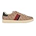 Guess Men's LAWRENZZ Sneaker, Light Brown/Red Logo Multi 230, 8.5