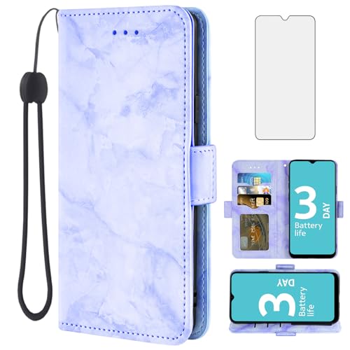 Coque Nokia G22 avec béquille et protège-écran verre pour visionnage mains libres