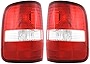 Garage-Pro Tail Light Lens and Housing Compatible with 2004-2006 Ford F-150 Red/Clear, Styleside, New Body Style, Set of 2, Driver and Passenger Side