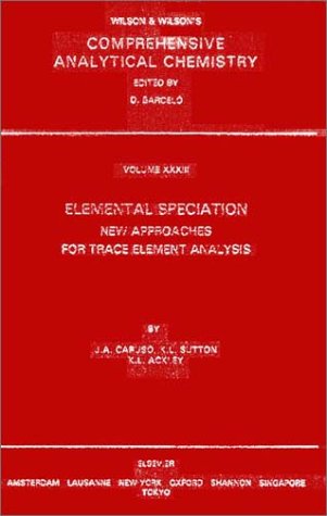 Amazon | Elemental Speciation: New Approches for Trace Element Analysis ...