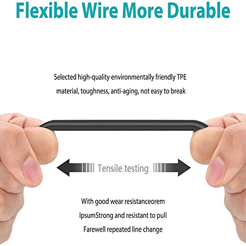 Dysead USB Charging Cable for Audio-Technica ATH-DSR9BT Wireless Over-Ear Headphones