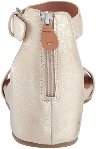 Gentle Souls by Kenneth Cole Women's Women's Gisele Low Wedge T-Strap Sandal, Ice, 6 | Image 2