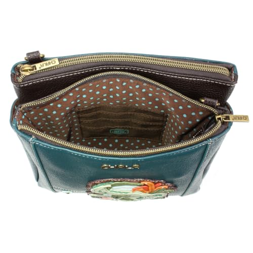 Image of CHALA Merry Messenger RFID Protected Women Faux Leather Shoulder Purse with Adjustable Crossbody Strap
