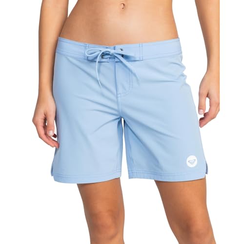 Roxy Women's Standard to Dye 7" Boardshort, Bel Air Blue Exc