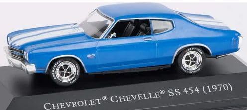 modello pressofuso 3+ MAG PP02 1:43 Chevelle SS 454 (1970) in blu - American Car Collection Diecast Model Replica